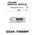 Cover page of ALPINE CDA-7998R Service Manual