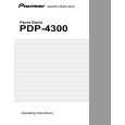 Cover page of PIONEER PDP-4300/KUC/CA Owner's Manual