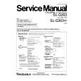 Cover page of TECHNICS SLQ303/K Service Manual