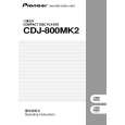 Cover page of PIONEER CDJ-800MK2/WAXJ5 Owner's Manual