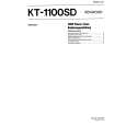 Cover page of KENWOOD KT-1100SD Owner's Manual