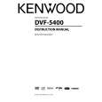 Cover page of KENWOOD DVF-5400 Owner's Manual