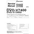 Cover page of PIONEER DVD-V7300D/WYV/RB Service Manual