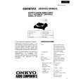 Cover page of ONKYO CP-1055F Service Manual