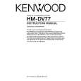 Cover page of KENWOOD HM-DV77 Owner's Manual