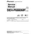 Cover page of PIONEER DEH-P6880MP Service Manual