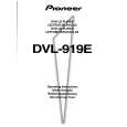 Cover page of PIONEER DVL-919E/WY Owner's Manual