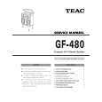 Cover page of TEAC GF-480 Service Manual