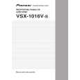 Cover page of PIONEER VSX-1016V-S Owner's Manual