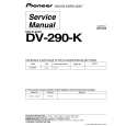 Cover page of PIONEER DV-290-K Service Manual