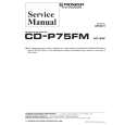 Cover page of PIONEER CD-P75FM/EW Service Manual