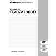 Cover page of PIONEER DVD-V7300D/WYV/RB4 Owner's Manual