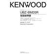 Cover page of KENWOOD UBZ-BM20R Owner's Manual