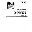 Cover page of TEAC X7/R Service Manual