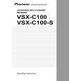 Cover page of PIONEER VSX-C100-S Owner's Manual