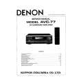 Cover page of DENON AVC77 Service Manual