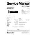 Cover page of TECHNICS SL-PG580A Service Manual
