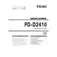 Cover page of TEAC PD-D2410 Service Manual