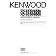 Cover page of KENWOOD XD-8550 Owner's Manual