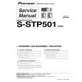 Cover page of PIONEER S-STP501/XTW/E Service Manual