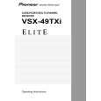 Cover page of PIONEER VSX-49TXI Owner's Manual