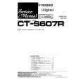 Cover page of PIONEER CT-S607R Service Manual