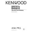 Cover page of KENWOOD DPX501U Owner's Manual