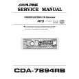 Cover page of ALPINE CDA7894RB Service Manual