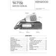 Cover page of KENWOOD TK7150 Service Manual