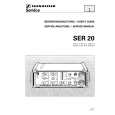 Cover page of SENNHEISER SER20-3 Owner's Manual