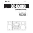 Cover page of TEAC DC-D6800 Owner's Manual