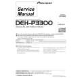Cover page of PIONEER DEH-P3300-4 Service Manual