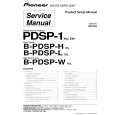 Cover page of PIONEER PDSP-1 Service Manual