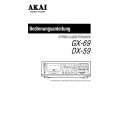 Cover page of AKAI DX-59 Owner's Manual