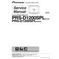 Cover page of PIONEER PRS-D1200SPL/XSEW5 Service Manual