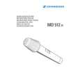 Cover page of SENNHEISER MD 512 FE Owner's Manual