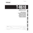 Cover page of TEAC TR610 Owner's Manual