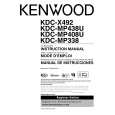 Cover page of KENWOOD KDC-X492 Owner's Manual