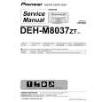 Cover page of PIONEER DEHM8037ZT Service Manual