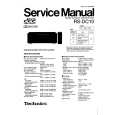Cover page of TECHNICS RSDC10 Service Manual