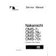 Cover page of NAKAMICHI OMS7II Service Manual