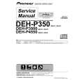 Cover page of PIONEER DEH-P3500/XIN/UC Service Manual