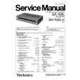Cover page of TECHNICS SA103L Service Manual