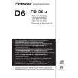 Cover page of PIONEER PD-D6-J Owner's Manual