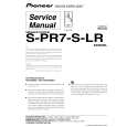 Cover page of PIONEER S-PR7-S-LR/XCN/WL Service Manual