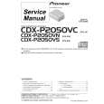 Cover page of PIONEER CDX-P2050VC Service Manual