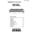 Cover page of ONKYO TX4500II Service Manual
