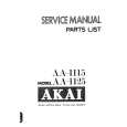 Cover page of AKAI AA-1115 Service Manual