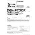 Cover page of PIONEER DEHP700 Service Manual