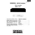 Cover page of ONKYO P-304 Service Manual